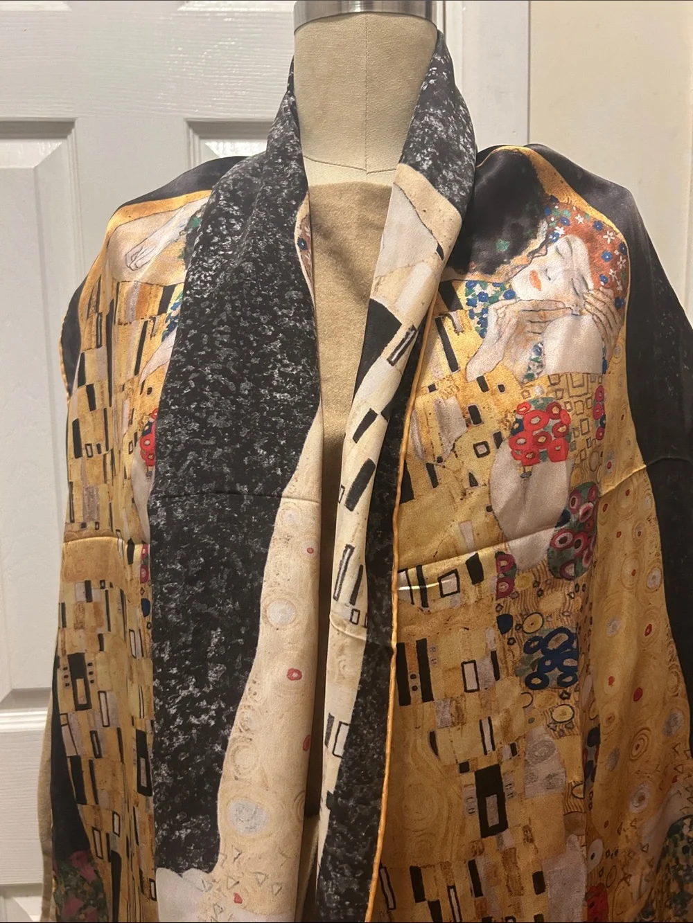 Gustav Klimt “The Kiss” Silk Scarf